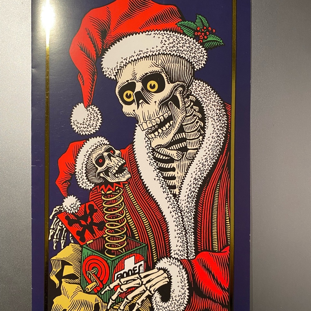2011 Bones brigade skateboarding Christmas card Powell Peralta tony hawk vans